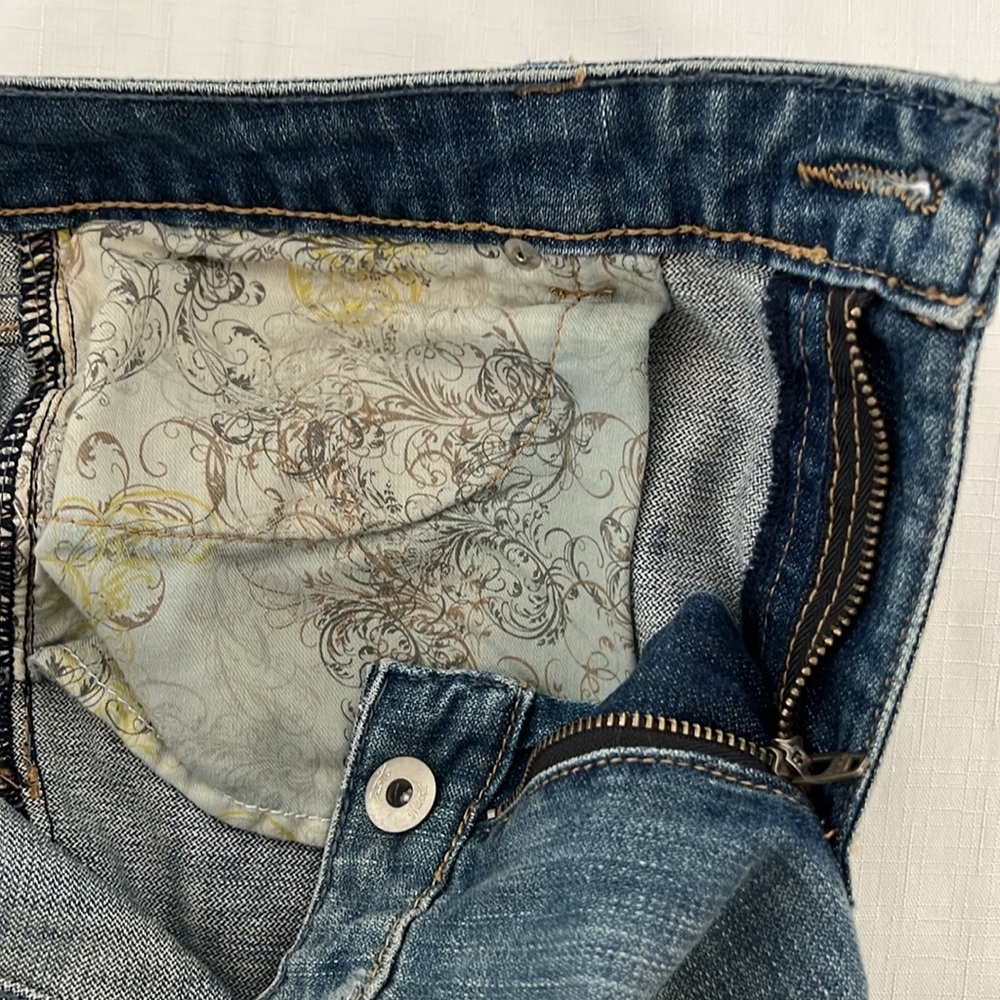 Niotto Jeans / Lightly Distressed Blue Jeans - Picture 6 of 8